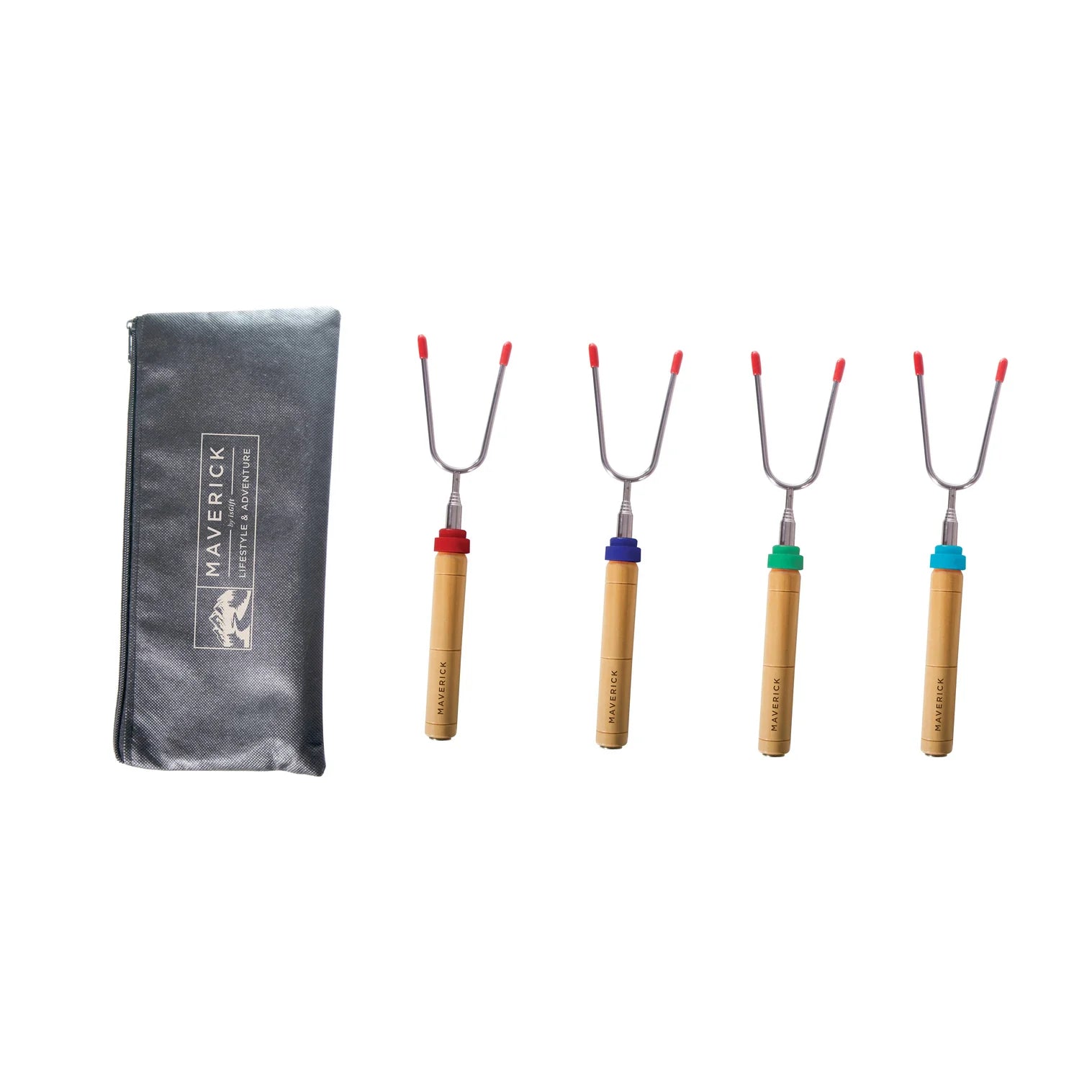 Maverick Twist & Turn Telescopic Marshmallow Forks