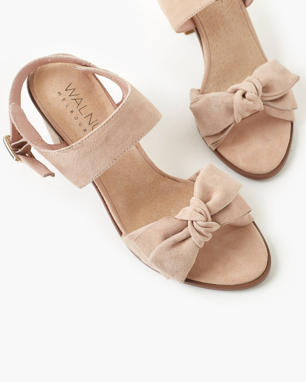 Hannah Suede Heel - Peony