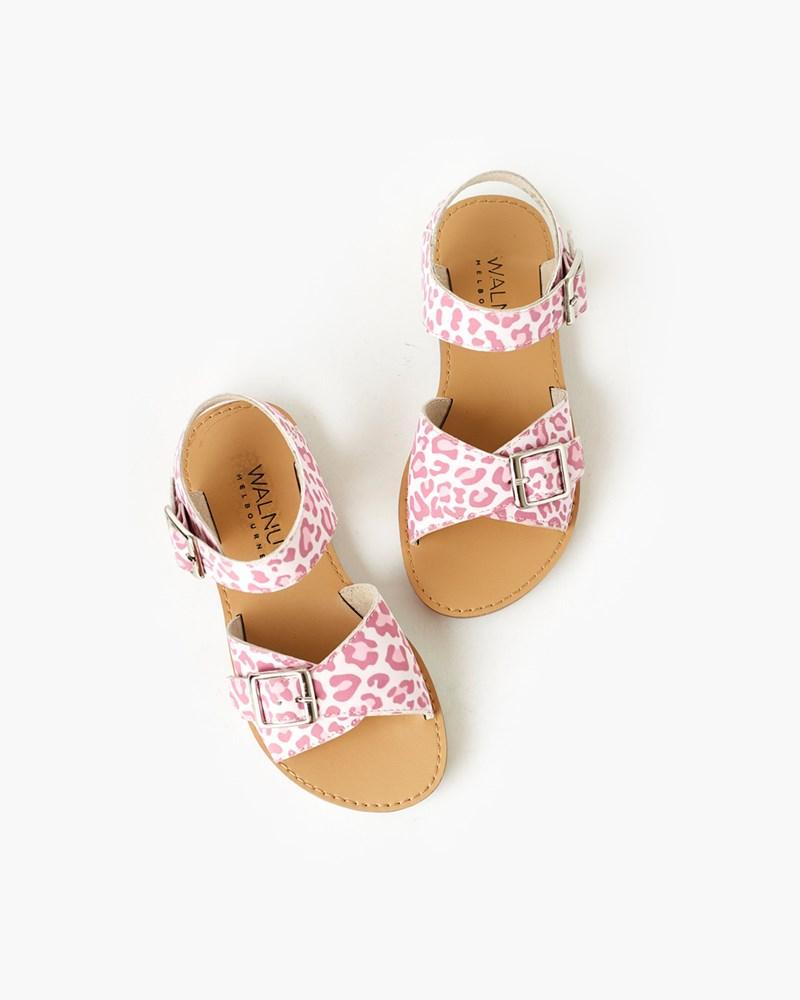 Ryder Sandal - Pink Leopard